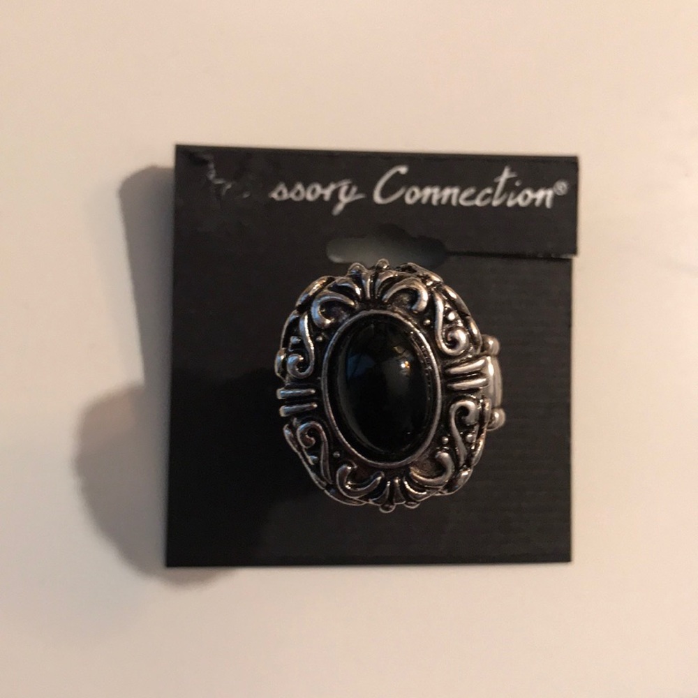 Black Stone Ring
